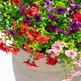 13" UV Daisy Flower Bush Plant (Indoor/Outdoor)- Set of 12
