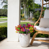 13" UV Daisy Flower Bush Plant (Indoor/Outdoor)- Set of 12