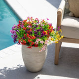 13" UV Daisy Flower Bush Plant (Indoor/Outdoor)- Set of 12