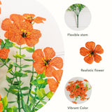 13" UV Daisy Flower Bush Plant (Indoor/Outdoor)- Set of 12
