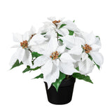 15" Artificial Poinsettia Plant