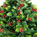 16” UV Resistant Artificial Holly Berry Christmas Plant (Indoor/Outdoor)