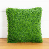 16" UV Resistant Artificial Grass Pillow Cushion (Indoor/Outdoor)