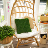 16" UV Resistant Artificial Grass Pillow Cushion (Indoor/Outdoor)