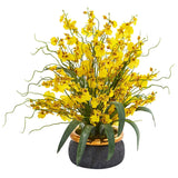 19” Dancing Lady Artificial Arrangement in Vase