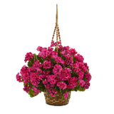 19” Geranium Hanging Basket UV Resistant (Indoor/Outdoor)