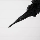 19" Artificial Halloween Black Boston Fern - Set of 6