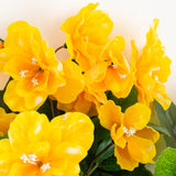 19" UV Resistant Artificial Azalea Bush (Indoor/Outdoor) - Set of 3