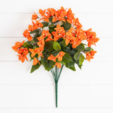 19" UV Resistant Artificial Bougainvillea Bush (Indoor/Outdoor) - Set of 4