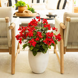 19" UV Resistant Artificial Bougainvillea Bush (Indoor/Outdoor) - Set of 4