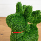 2' UV Resistant Artificial Christmas Grass Garden Plush Topiary Reindeer (Indoor/Outdoor)