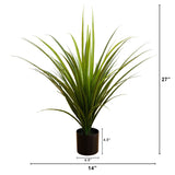 2' UV Resistant Artificial Grass Plant (Indoor/Outdoor)