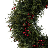 20” Artificial Cedar Berry Wreath