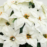 22" Artificial Poinsettia Arrangement in Decorative Planter
