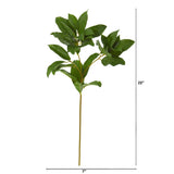 23” Laurel Leaf Artificial Spray (Set of 6)