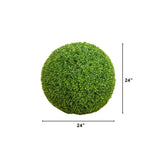 24” UV Resistant Artificial Boxwood Ball (Indoor/Outdoor)