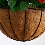 24" UV Resistant Artificial Chrysanthemum Hanging Basket (Indoor/Outdoor)