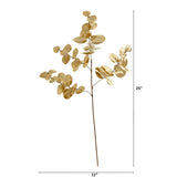 25” Metallic Eucalyptus Artificial Plant (Set of 24)