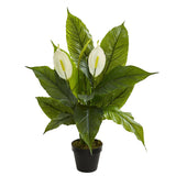 26” Spathiphyllum Artificial Plant (Real Touch)