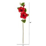 28” Hibiscus Artificial Flower (Set of 12)