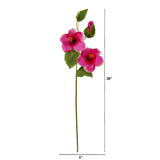 28” Hibiscus Artificial Flower (Set of 12)