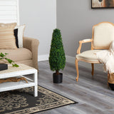 3’ Boxwood Tower Topiary UV Resistant (Indoor/Outdoor)