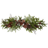 32” Artificial Pine & Pine Cone Swag