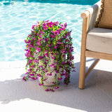 30" UV Resistant Artificial Daisy Hanging Plant (Indoor/Outdoor) - Set of 6
