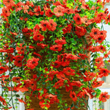 30" UV Resistant Artificial Daisy Hanging Plant (Indoor/Outdoor) - Set of 6