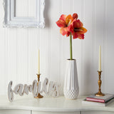 31” Artificial Amaryllis Faux Flower (Set of 3)