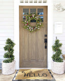 33” Boxwood Topiary Spiral Artificial Tree (Indoor/Outdoor)