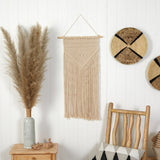 34” x 18” Hand Crafted Boho Macrame Wall Hanging Decor