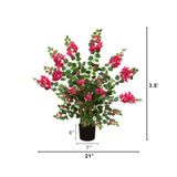 3.5’ Artificial Bougainvillea Tree