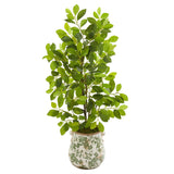 36” Ficus Artificial Tree in Floral Planter