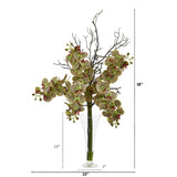 38” Elegant Phalaenopsis Orchid Arrangement in Flared Vase