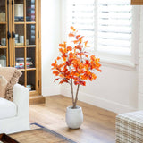 4’ Autumn Oak Artificial Fall Tree