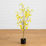 4' Artificial Forsythia Tree
