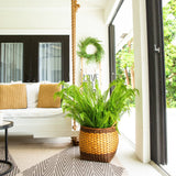 4' UV Resistant Artificial Real Touch Boston Fern Plant (Indoor/Outdoor)