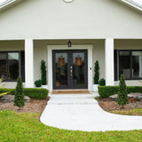4' UV Resistant Artificial Boxwood Plant with Integrated Ground Stake (Indoor/Outdoor) - Set of 2