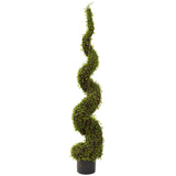 4' Artificial Muehlenbeckia Spiral Tree