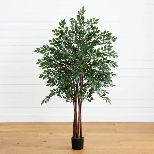 4' Ruscus Silk Tree