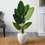 4’ Traveler's Artificial Palm Tree in Oval Planter