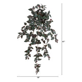 41" UV Resistant Artificial Wandering Jew Hanging Plant (Indoor/Outdoor)- Set of 3