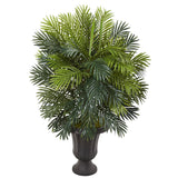 42” Areca Palm Artificial Plant in Decorative Brown Urn