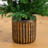 4.5' Pre-Lit Artificial Christmas Tree in Decorative Planter with 400 LED Lights