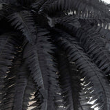 48" Artificial Halloween Black Boston Fern - Set of 2