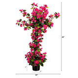 4' UV Resistant Artificial Spiral Bougainvillea Tree (Indoor/Outdoor)