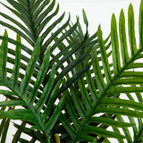 5’ Areca Palm Artificial Tree in White Planter (Real Touch)