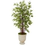 5’ Bamboo Artificial Tree in Decorative Urn
