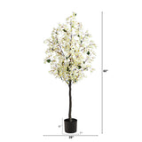 5’ Bougainvillea Artificial Tree